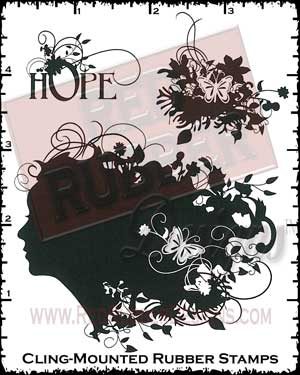 Natural Hope Cling Mounted Rubber Stamps from Red Rubber Designs