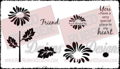 Place In My Heart Unmounted Rubber Stamps from Red Rubber Designs