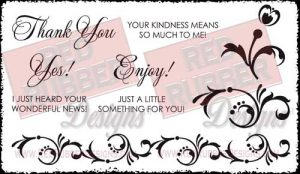 Wonderful News Unmounted Rubber Stamps from Red Rubber Designs